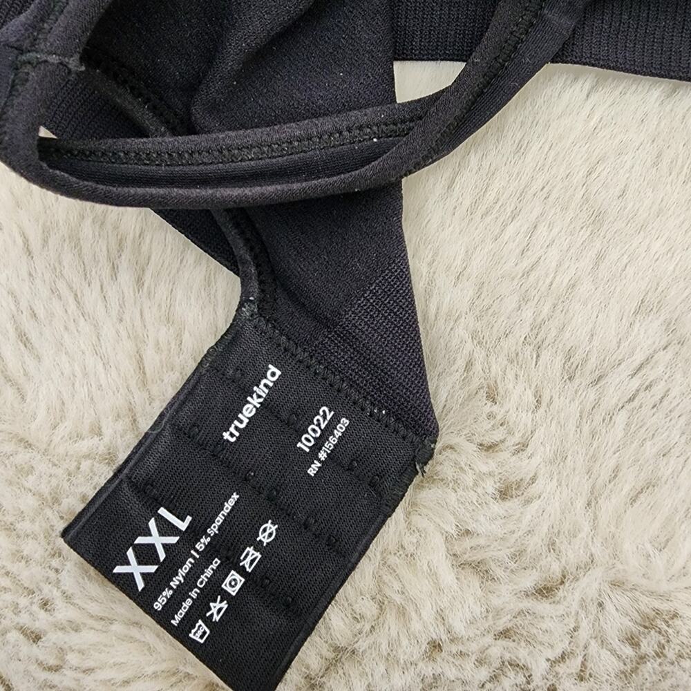 Truekind Daily Comfort Wireless Shaper Bra - Black Seamless Plus Size 2X - NEW - Picture 10 of 13